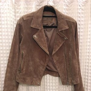 Blank NYC suede moto jacket